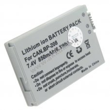 Helyettes�t� akku Canon DC20 video kamera 850mAh