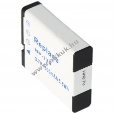 Helyettes�t� akku Casio NP-130 3,7V 1500mAh Li-ion