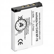 Helyettest akku Casio NP-70 3,7V 850-1050mAh Li-Ion