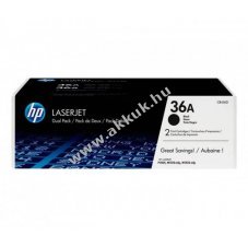 Eredeti HP nyomtat� l�zertoner CB436AD fekete 2x2000oldal 2db/csomag