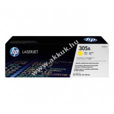 Eredeti HP l�zertoner CE412A s�rga 2600 oldal nyomtat�
