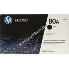 Eredeti HP l�zertoner CF280A fekete 2700 oldal nyomtat�