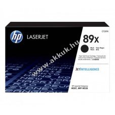 Eredeti HP l�zertoner CF289X fekete 10000 oldal nyomtat�