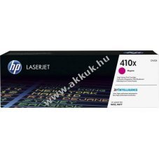 Eredeti HP l�zertoner CF413X magenta 5000 oldal nyomtat�