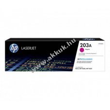 Eredeti HP l�zertoner CF543A magenta 1300 oldal nyomtat�