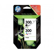 Eredeti HP nyomtat� tintapatron kombipack CN637EE NR.300 CC640EE NR.300 CC643EE fekete/sz�nes