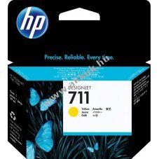 Eredeti HP nyomtat� tintapatron NR.711/CZ132A s�rga