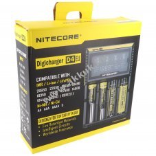 NiteCore Digicharger D4 EU t�lt� LCD kijelz�vel AAA AA C 4 foglalat