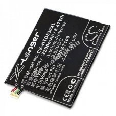 Helyettes�t� akku HTC Desire 530 mobiltelefon 3,85V 2200mAh 35H00257-00M 35H00257-01M Li-Polymer