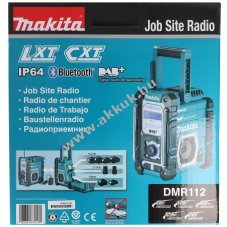 Makita DMR112 akkumul�toros munkaradio FM DAB Plus Bluetooth
