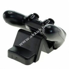 USB dokkol� t�lt� Sony PS4 Controller fekete Micro-USB k�bellel
