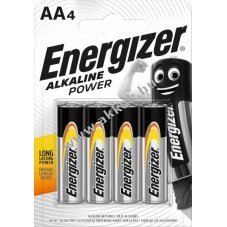 Energizer Alkaline Power AA Mignon ceruza LR06 1,5V 4db/csomag elem (hagyom�nyos elem) alk�li