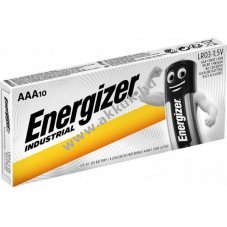 Energizer alk�li elem, mikro, AAA, LR03, 1,5 V ipari, kiskereskedelmi bubor�kcsomagol�s