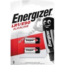 Energizer alk�li elem, LR1, E90, 1,5 V elektronika, kiskereskedelmi bubor�kcsomagol�s