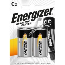 Energizer alk�li elem C (b�bi m�ret) LR14 1.5V 2db/csomag