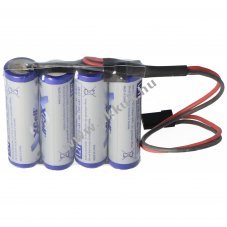 Vev� akkupakk AA Mignon ceruza 4,8V 2700mAh 4db/csomag Graupner csatlakoz� NiMH