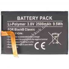 Helyettes�t� akku Blackberry Classic BPCLS00001B 3,8V 2500mAh Li-Polymer