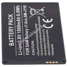 Helyettes�t� akku Samsung Galaxy J1 Ace 3,8V 1800mAh Li-Ion