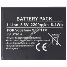 Helyettest akku Vodafone Smart E8 Li-Ion