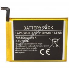 Helyettes�t� akku mobiltelefon BQ Aquaris X 3,8V 3100mAh Li-Polymer