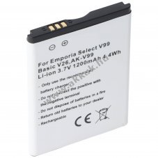 Helyettes�t� akku Emporia AK-V99 3,7V 1200mAh Li-ion