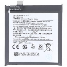 Helyettes�t� akku OnePlus 7T Pro BLP745 mobiltelefon 3,87V 4085mAh 15,8Wh Li-Polymer