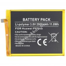Helyettes�t� akku Huawei P9 Lite HB366481ECW 3,8V 2900mAh Li-Polymer