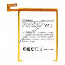 Helyettest akku ZTE Blade A310 Li-Polymer 3,8V 2240mAh 8,5Wh beptett szerszm nlkl