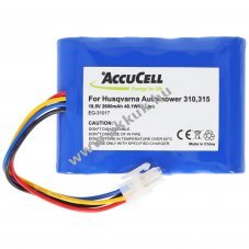 Helyettes�t� akku Husqvarna Automower 310 315 584 85 28-01 18,5V 2600mAh 48,1Wh kerti g�p Li-Ion