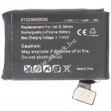 Helyettes�t� akku Apple Watch 3 38mm 3,82V 270mAh Li-Polymer