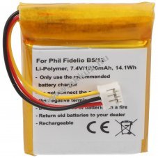 Helyettes�t� akku Philips Fidelio B5 7,4V 1900mAh Li-Polymer
