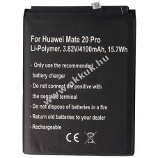 Helyettes�t� akku Huawei Mate 20 Pro P30 Pro 3,82V 4100mAh Li-Polymer