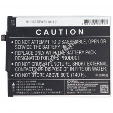 Helyettes�t� akku Xiaomi Mi max Dual SIM 3,85V 4750mAh Li-Polymer