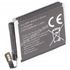 Helyettes�t� akku okos�ra Apple Watch Series 5 40mm A2277 A2092 MWWP2LLA 3,81V 240-245mAh Li-Polymer