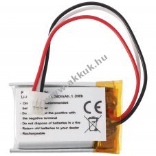Helyettes�t� akku Nest Hello NC5100US megfigyel�rendszer 1ICP7/17/26 3,7V 280mAh 1,04Wh Li-Polymer