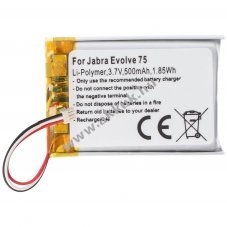 Helyettes�t� akku Jabra Evolve 75 3,7V Li-Polymer