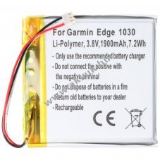 Helyettes�t� akku Garmin Edge 1030 3,8V 1900mAh Li-Polymer