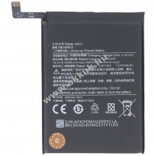 Helyettest akku Xiaomi BN53 3,87V 5020mAh Li-Polymer