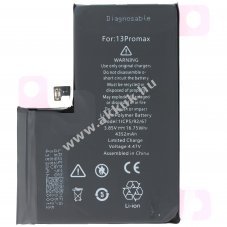 Helyettes�t� akku Apple iPhone 13 Pro Max 3,85V 4352mAh Li-Polymer