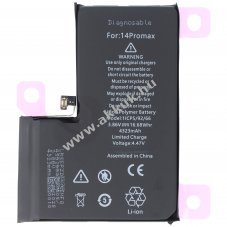 Helyettes�t� akku Apple iPhone 14 Pro Max 3,86V 4323mAh Li-Polymer