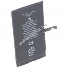 Helyettest akku Apple iPhone 15 3,87V 3349mAh Li-Polymer