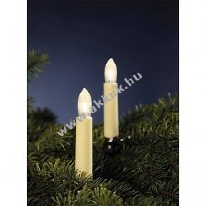 Hellum LED bord�zott gyertyaf�z�r 15 LED elef�ntcsont E10 230V 9,8m 811544