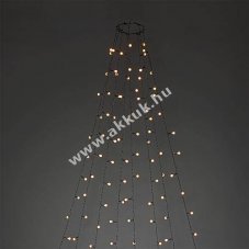 Konstsmide LED fa burkolat belt�ri �s k�lt�ri 400LED bernsteinsz�n� 24V 6328-800