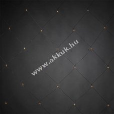 Konstsmide Micro LED f�nyh�l� 32LED 1x1m 24V melegfeh�r 10m t�pk�bel belt�ri �s k�lt�ri