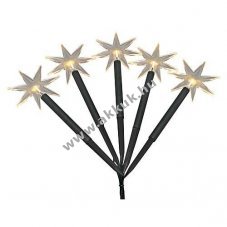 Konstsmide LED csillag p�lca 5x melegfeh�r 3V IP44 4468-100