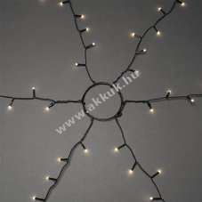 Konstsmide LED kar�csonyfa k�peny matt 270 LED melegfeh�r 6660-130 belt�ri �s k�lt�ri