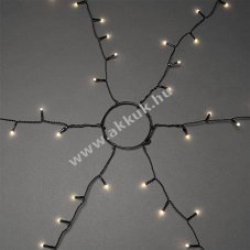 Konstsmide LED kar�csonyfa-burkolat 270 LED melegfeh�r frostolt 9V IP44 6661-130