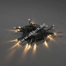 Konstsmide LED f�nyf�z�r 30 LED melegfeh�r 1469-100 4,35m timer 3x Mignon ceruza elemek n�lk�l