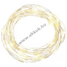 EGB Micro LED f�nyf�z�r 20 LED melegfeh�r id�z�t� ez�stsz�n� dr�t 3xAA
