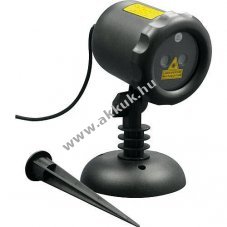 Lotti l�zerprojektor z�ld/piros 40670 12V IP44 belt�ri/k�lt�ri
